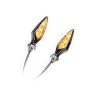 Kellermann Rhombus S Dark LED Clignotant Noir Teinté Avant Paire