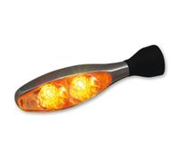 Kellermann Turn signal Micro 1000 Extreme LED, chrome, montage flexible, argent-or pour homme