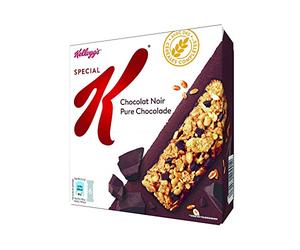 Kellogg's Barres Special K Chocolat Noir 6 x 21,5 g - Lot de 7
