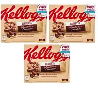 Kellogg's Barretta Mandorle e Cioccolato Lot de 3 barres de chocolat et d'amande (4 x 32 g) 128 g avec 41 % de fruits secs