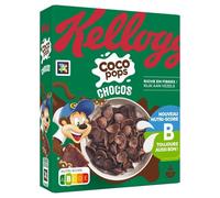 KELLOGG'S - Céréales Gourmandes au Chocolat et Coco, Texture Croquante et Fondante (330g) - lot de 4 - Vendu par Lot