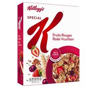 Kellogg's Pétales de riz, blé complet et orge aux fruits rouges - La boîte de 300g