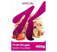 KELLOGG'S - Céréales Spécial K Fruits Rouges | Savoureux mélange de fruits | Parfait pour le petit-déjeuner | la boite de 450g | LOT DE 3