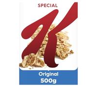 KELLOGG'S - Céréales Spécial K Nature, Petit-Déjeuner Léger et Croquant pour Bien Commencer (Boîte 500g) - lot de 3 - Vendu par Lot