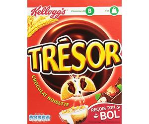 Kellogg's Céréales Trésor Chocolat Noisette 400 g - Lot de 5