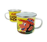 Kellogg's Coco Pops Tasse de camping rétro en émail - Cadeau de caravane et accessoires de camping - Tasse à café vintage amusante pour femmes, hommes et enfants