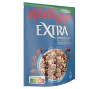 Kellogg's Extra Pépites Chocolat Au Lait - Céréales Croustillantes pour un petit déjeuner gourmand - 500g - le Lot De 4