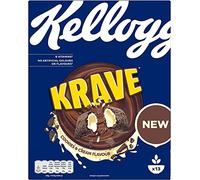 Kellogg's Krave Cookies & Cream Flavour Céréales de cacao croustillantes farcies à la crème