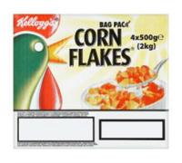 Kellogg's Lot de 4 sachets de flocons de maïs 500 g (2 kg)