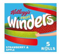 Kellogg's Lot de 5 x 17 g d'enrouleurs de fruits double pomme et fraise
