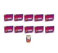 Kellogg's Oaties Barretta Cioccolato e avena (4 x 40 g) 160 g, barres au chocolat et à l'avoine, 10 pièces (4 x 40 g) + Italian Gourmet Polpa 400 g