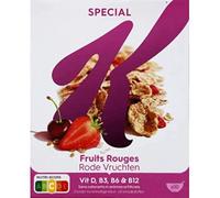 Kellogg's Pétales de riz, blé complet et orge aux fruits rouges - La boîte de 300g