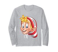 Kellogg's Rice Krispies Céréales pour petit-déjeuner Motif visage craquelé rétro Manche Longue