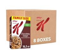 Kellogg's Special K Céréales pour petit-déjeuner, céréales en fibres, petit déjeuner familial, chocolat délicieux, boîte de 462,1 g (1 boîte)