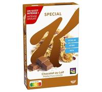 Kellogg's Spécial K Chocolat au Lait 500g - Céréales Gourmandes Riche en Fibres pour un Petit Déjeuner Sain et Délicieux - Le Lot De 3