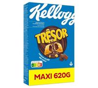 KELLOGG'S TRESOR - Kellogg'S Céréales Trésor Chocolat Au Lait - 620G - Lot De 3