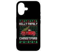 Kelly Family Ugly Christmas Sweater Red Truck Funny Xmas Coque pour iPhone 17