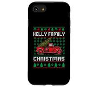 Kelly Family Ugly Christmas Sweater Red Truck Funny Xmas Coque pour iPhone SE (2020) / 7/8