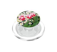 Kelly Triumph Tulipes Marguerites Formes Mania Rouge et Blanc PopSockets PopGrip pour MagSafe