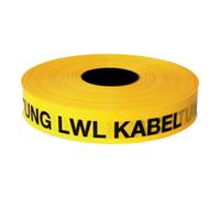 Kelmaplast KELMAPLAST Bande de signalisation de tranchée 250 m Attention câble LWL jaune Quantité:1