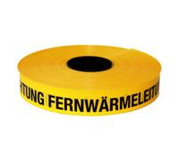 Kelmaplast KELMAPLAST Ruban d'avertissement de tranchée 250 m Attention conduite de chaleur jaune Quantité:1