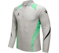 Kelme Quarter Zip Pullover Training Top Ciel Gris 2X Grand. Male