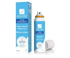 KELO-COTE Spray Silicone - Traitement Des Cicatrices - Cliniquement prouvé | Cicatrices récentes et anciennes jusqu’à 4ans. Aide à aplanir les cicatrices chirurgicales, brûlures, césarienne et chéloïdes