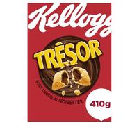 KELOG'S - Céréales Gourmandes au Chocolat et Noisettes, Texture Croquante et Saveurs Intenses (410g) - Le lot de 3
