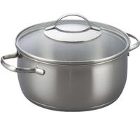 Kelomat Marmite à rôtir Torrano Ø24cm 4,2 litres avec couvercle Acier inoxydable