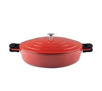 Kelomat poêle à frire Keramika Red Ø28 cm avec couvercle fonte d'aluminium alliage