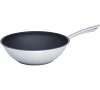 Kelomat poêle wok Ø28 cm acier inoxydable anti-adhésif