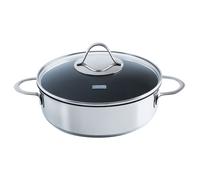 Kelomat Sauteuse Perfekt avec couvercle Ø24 cm Inox Poêle à four