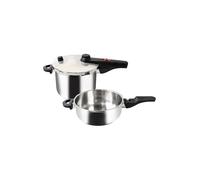 KELOMAT Set autocuiseur Alfa 22cm 6l INDUCTION argent