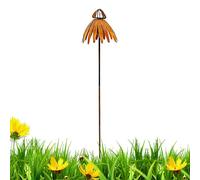 keloppasit Art de Jardin en Métal,en Fer Forgé Rétro Vieilli - Tiges De Jardin Art Et Aménagement Paysager Décoratives - pour Pelouse