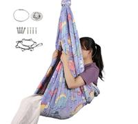 keloppasit Balançoire Sensorielle pour - Flanelle Rotatif,Siège de Balançoire Pod Sensoriel pour,pour Intérieur Extérieur Chambre Salon Chambre de Bébé Jeu Apaisant Détente