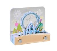 keloppasit Bloc-notes 3D | Calendrier Grande Roue Structure en Papier,Notes Adhésives Découpables Pour Planification Emploi du Temps Organisation Famille Fêtes