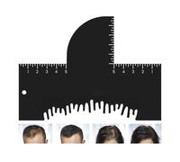 keloppasit Carte d'optimisation de la ligne des cheveux | Carte d'amélioration du contour des cheveux avec échelle pour homme et femme