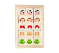 keloppasit Casse-tête à Glissières,Jouet Éducatif Bois Animaux - Jeu de Logique et Puzzle - pour Garçons Et Filles Intérieur Garnitures De Bas Cadeaux De Fête Voyage en Avion