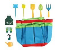 keloppasit Outils De Jardinage pour Enfant | Petit Râteau - Kit de Jardin pour Les - pour Les garçons et Les Filles, la Plage, Le Sable, extérieur, Jeux d'été, la pelouse, Le Patio, Ferme