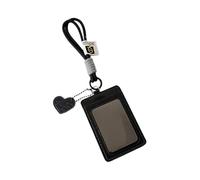keloppasit Porte-Badge Rigide - Avec Charme Cœur Mignon Double Fentes Accessoires Pour Sac | Porte-Clés Carte Photo | Pour Porte-Monnaie Sac À Main Cartable Anniversaire Noël Saint-Valentin Halloween