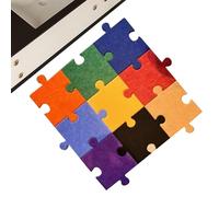 keloppasit Tapis Puzzle Sol - Tapis Bébé en Feutrine 12 Pièces Motifs Arc-en-3D,Décoration pour Maison Chambre Salle de Jeux Crèche Enfant