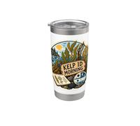 KELP ID MORNING Algues sur l'Estran Gobelet isotherme en acier inoxydable double paroi