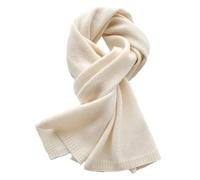 Kelsiop Écharpe en cachemire pour femme - Couleur unie - Petite écharpe fine pour adultes - Châle chaud et court en laine