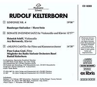 Kelterborn : Symphonie, Sonate, Nuovi Canti