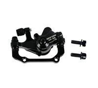 Kelvix Unité de frein à disque de vélo avec bouton de réglage du câble, corps en aluminium, finition noire pour les tâches de service