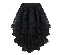 Kelvry Sexy Femmes Gothique Vintage Jupe Dentelle Costume Steampunk Corset Robe S-6XL