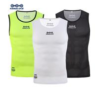 KEMALOCE - couche de Base de cyclisme sans manches, respirant, blanc, Cool, gilet de Cycle, séchage rapide, été, vtt, sous-vêtements de vélo, 2023 KEMLAOCE-BL-YELLOW