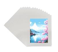 Kemcatui Lot de 15 tapis photo de 16,5 x 21,6 cm, conçus pour photos de 11,4 x 16,5 cm, cadres photo, œuvres d'art, impressions et affichage professionnel avec ajustement et protection améliorés
