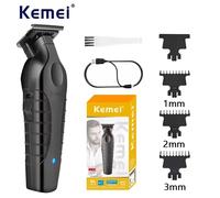 Kemei KM-2299 USB charge rapide tondeuses barbier Machine 1200MA Rechargeable sans fil tondeuse à cheveux Kemei électrique tondeuse à cheveux KM-2299 paper box