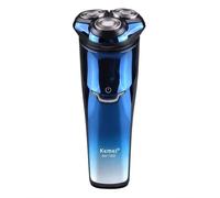 Kemei KM-7350 3D rasoir electrique Triple lames flottantes têtes rasage rasoir Rechargeable hommes rasoir electrique